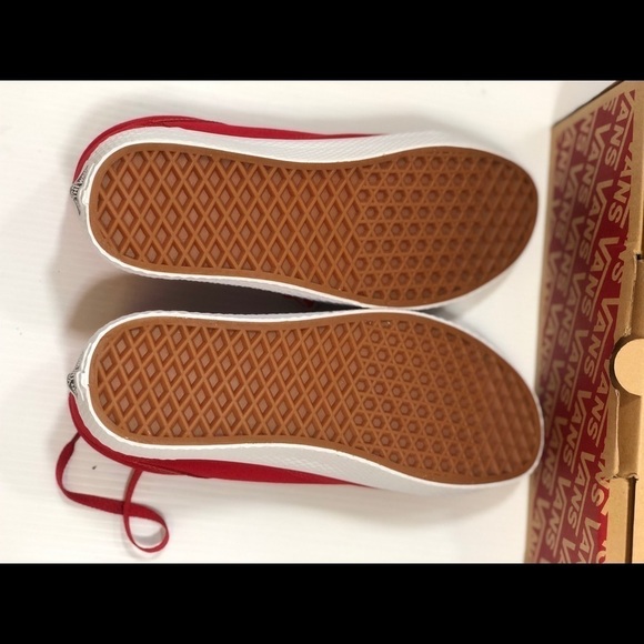 VANS Old Skool waffle Wall Racing Red/true Shoes 9 - Picture 5 of 14